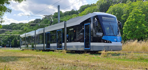 Straßenbahn Siemens Mobility für Ulm