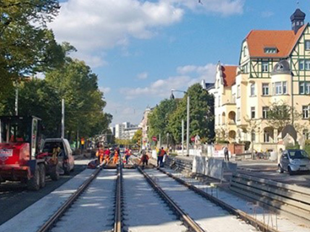 Ausbau der Borsbergstraße  bis Schandauer Straße in Dresden